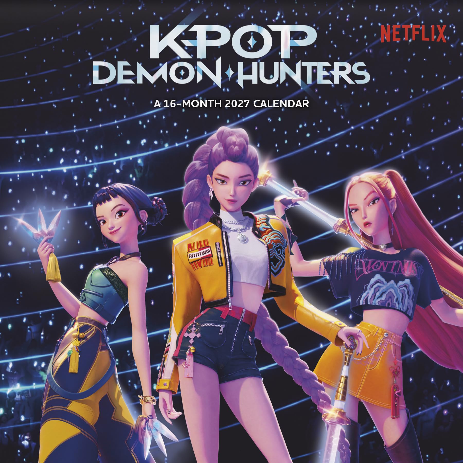 Photo 1 of 2027 K-Pop Demon Hunters Wall Calendar
