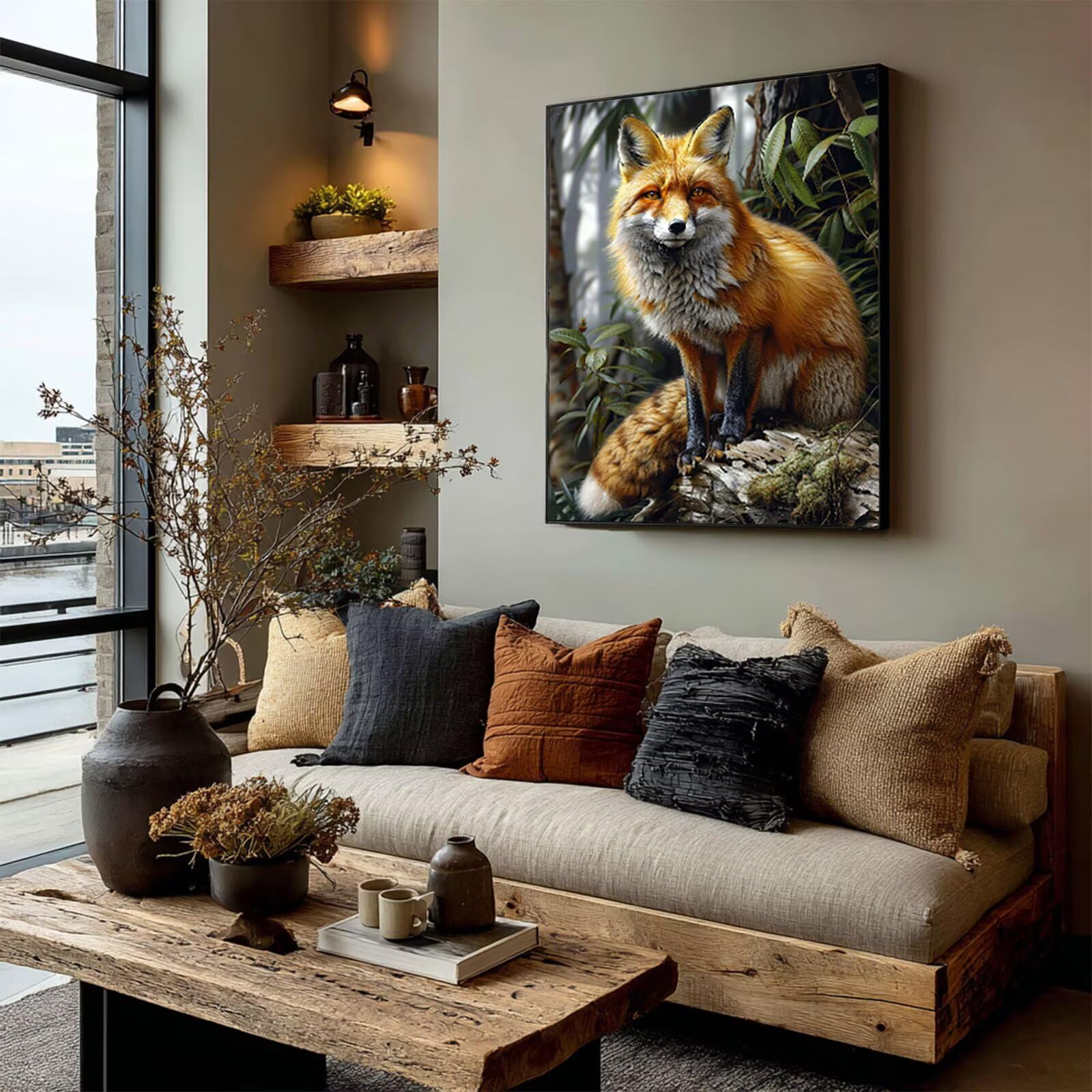 Fox Diamond Painting 100x135cm, DIY Diamond Painting Kit Completo, 9-5842