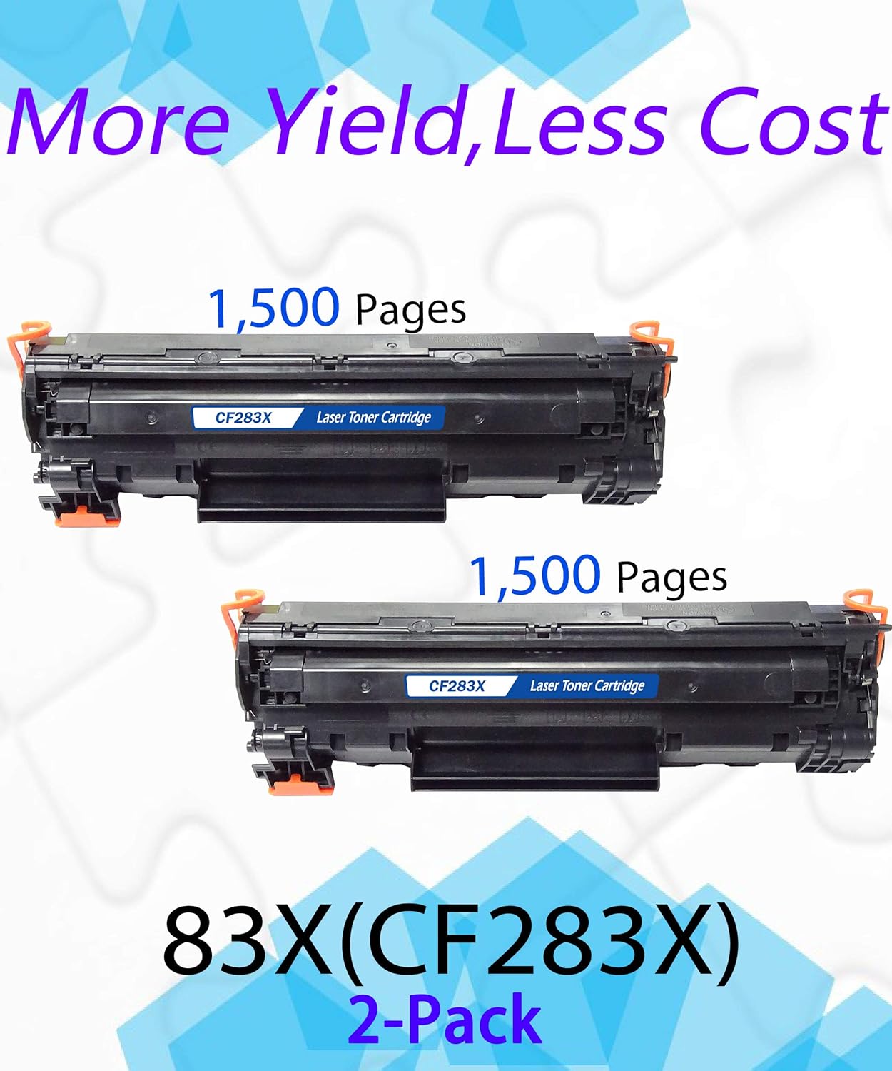 Prоduсt Dеаl 2-Pack Compatible 283X CF283X Toner Cartridge 83X Used for HP Laserjet Pro M225DN M225DW M225RDN M201DW M201N Printer, Sold by EasyPrint