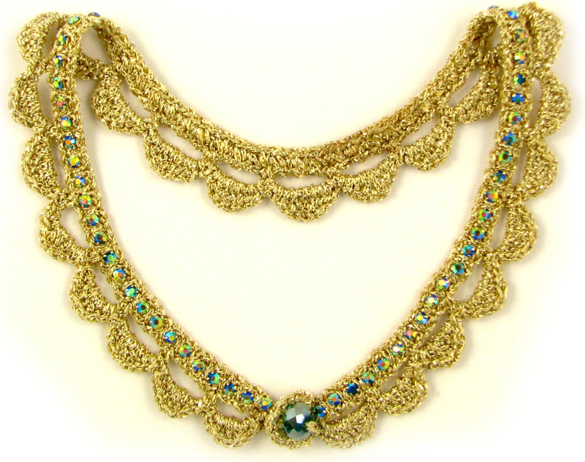 Beads East Scallopini Bead Crochet Necklace Kit by Ann Benson
