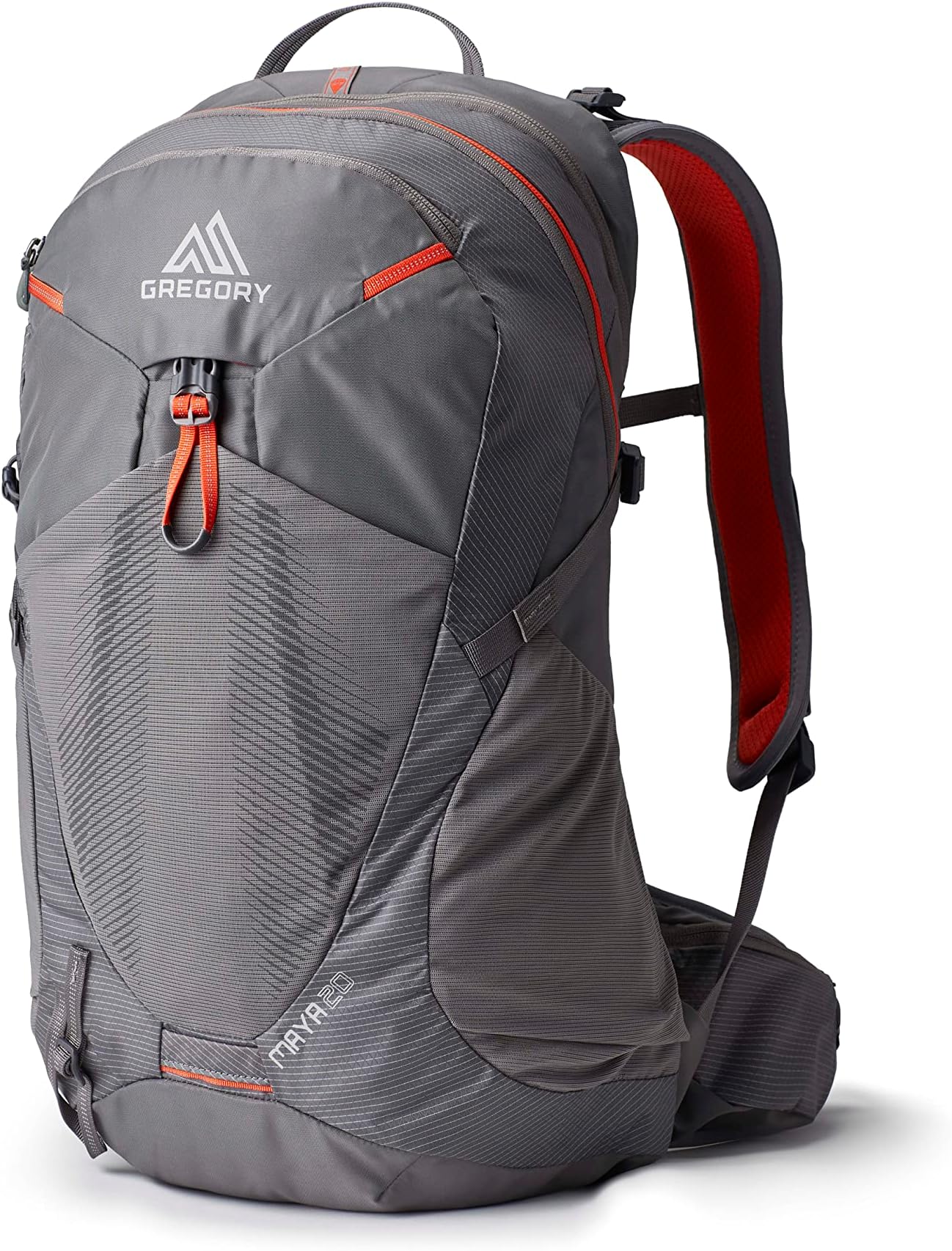Maya 20L Women's Day Hiking Backpack, Ventilated Backpanel, Built-In Hydration Attachment for Water Bladder (Reservoir Not Included), One Size Fits All, Sunset Grey