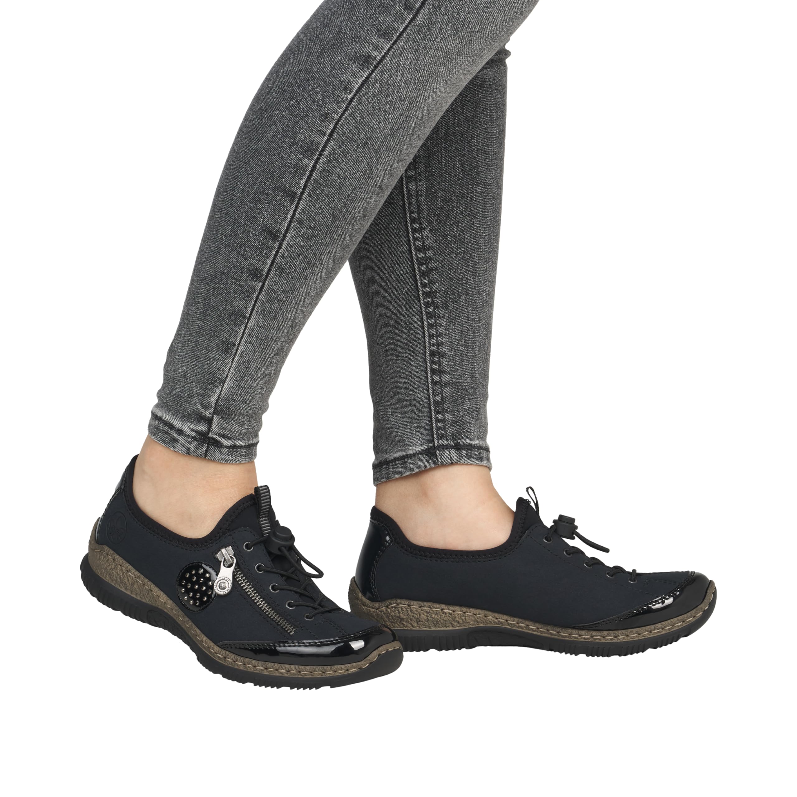 Rieker Kobiety N3268Sneakersy wsuwane