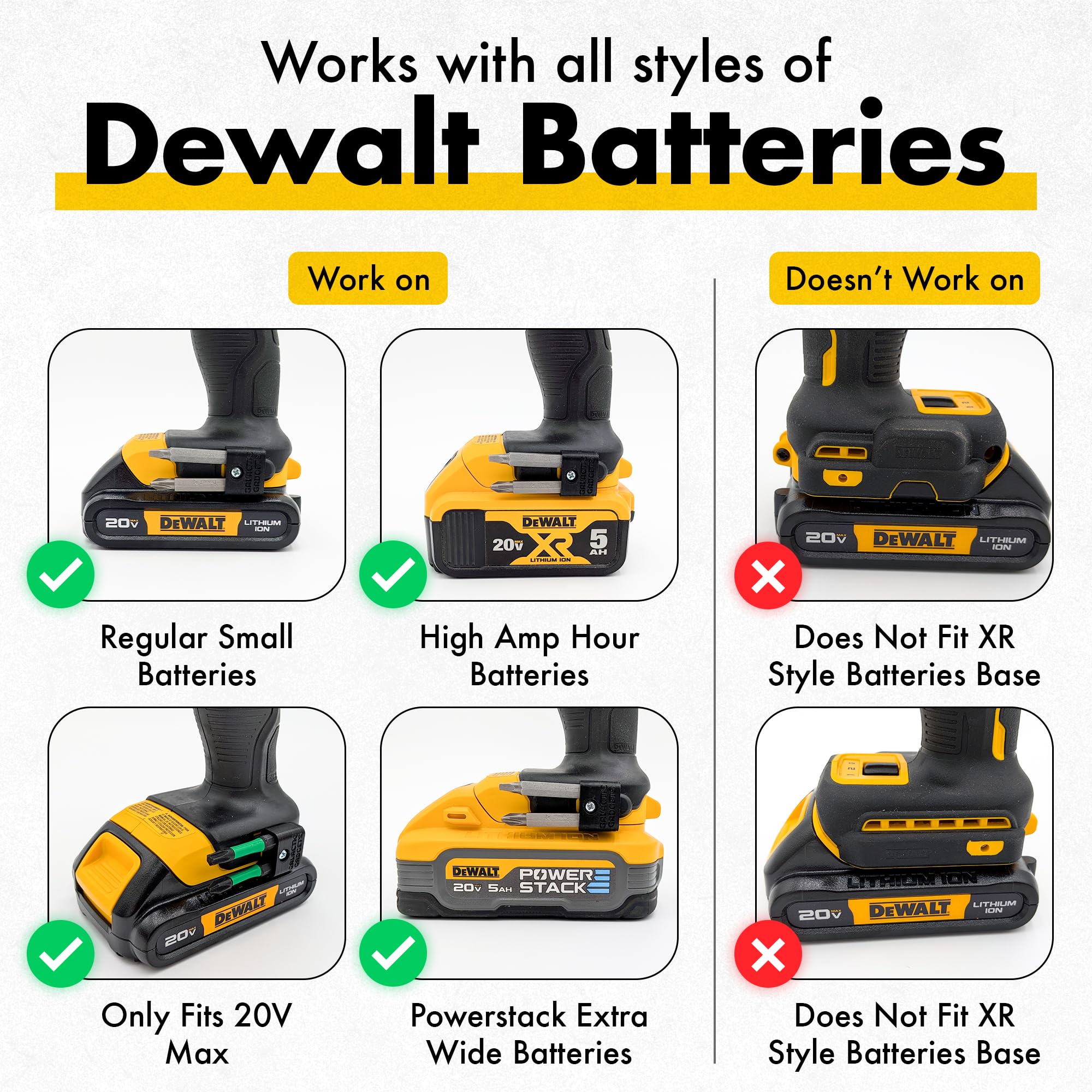 Magnetic Drill Bit Holder for DEWALT 20V - 2 Pack -3