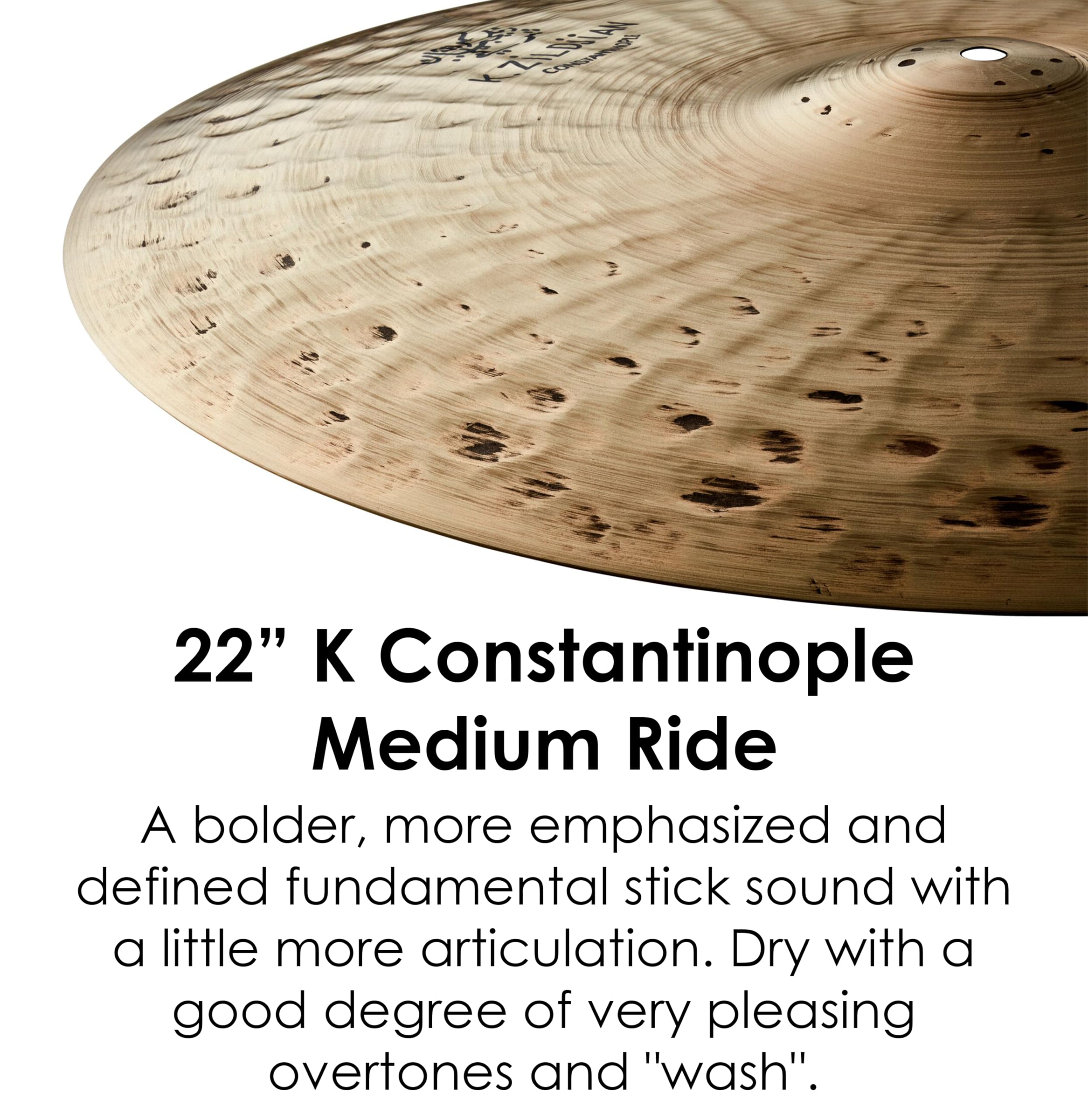 Zildjian K Constantinople Series - 22" Medium Ride Cymbal