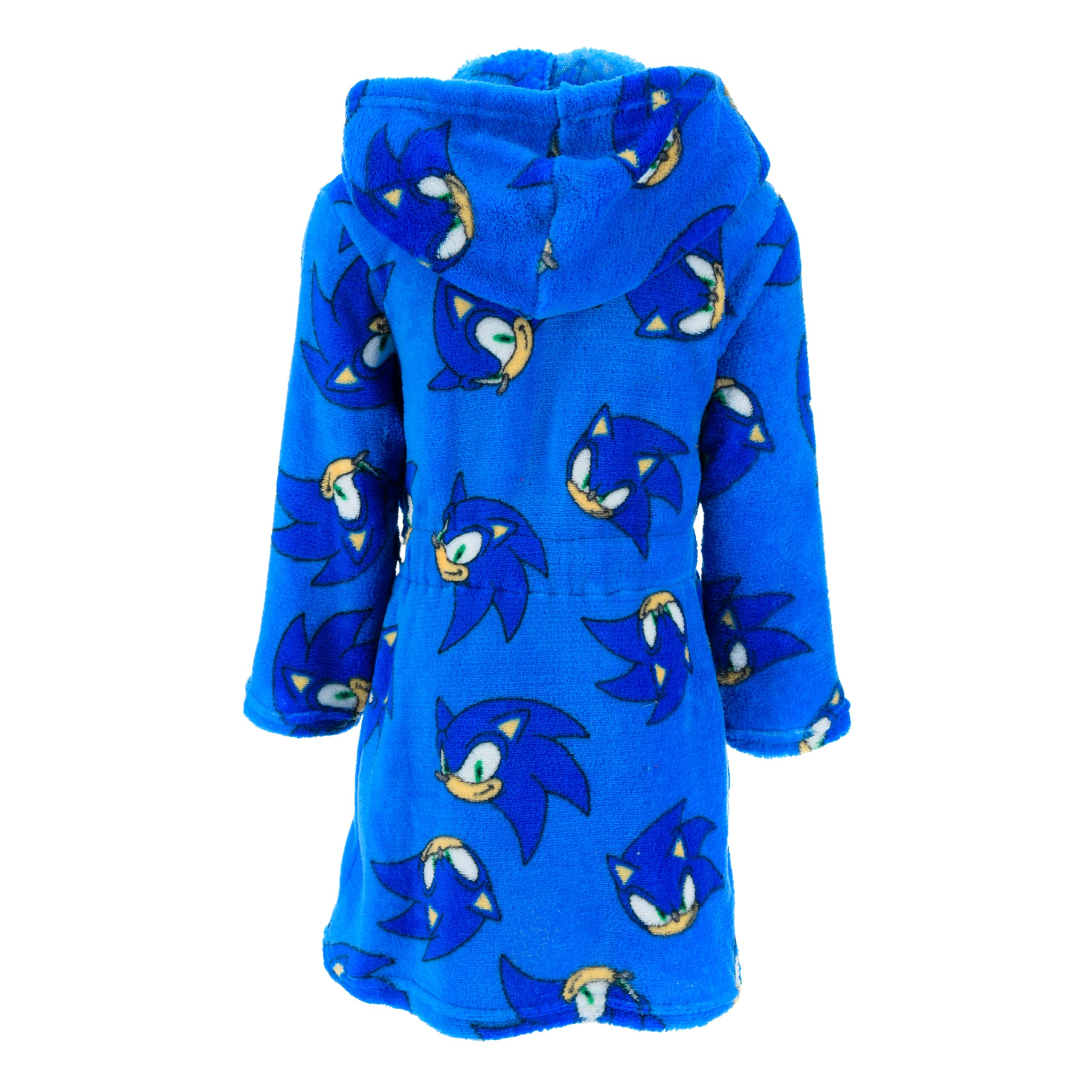Sonic The Hedgehog Robe de Chambre pour Garçons, Doux Robe pour la Maison des Enfants, Cadeau pour Garçons, Tailles 3 à 8 Ans