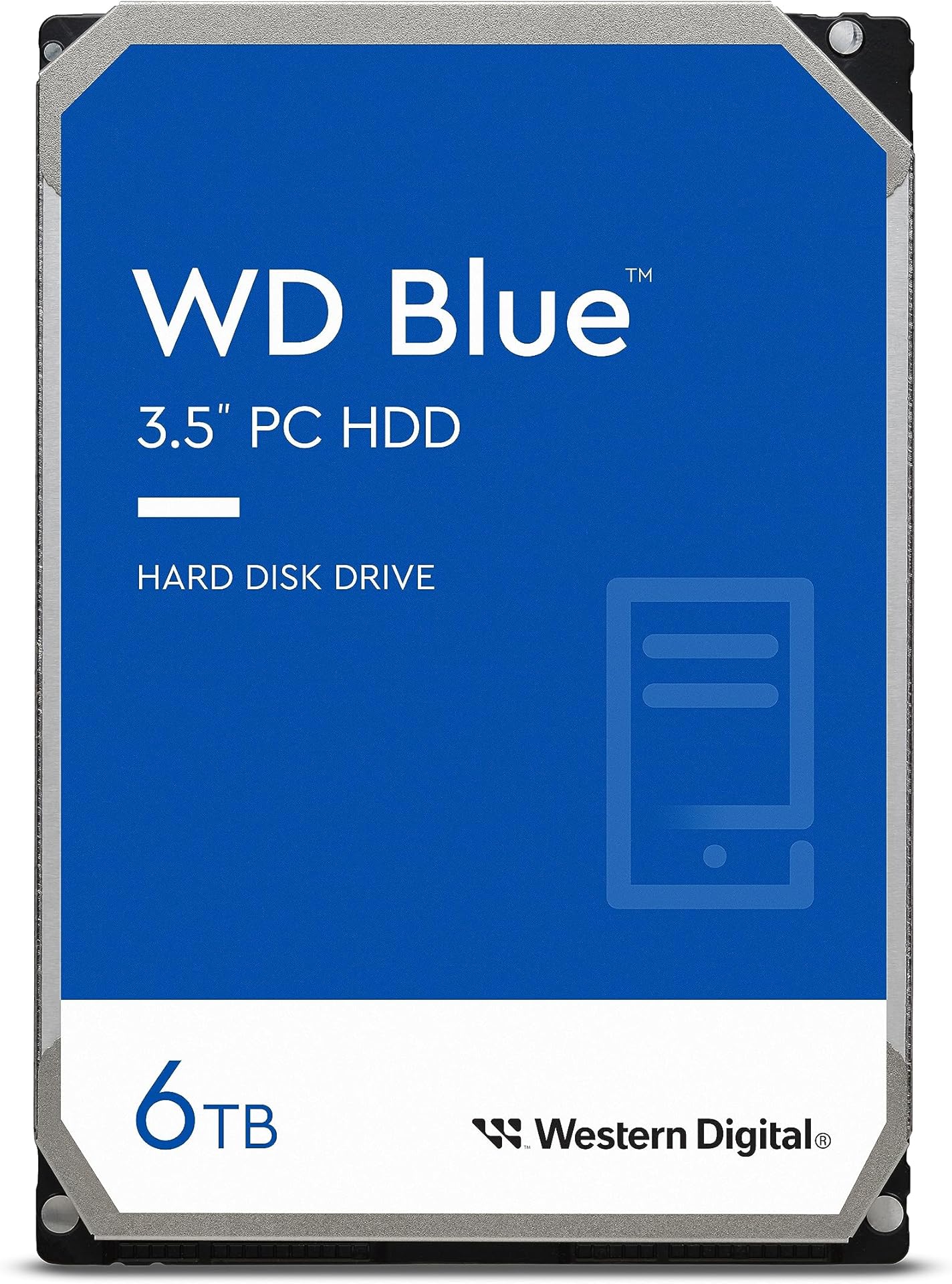 Western Digital WD60EZAZ 6TB BLUE 256MB 3.5IN SATA 6GB/S 5400rpm:: (Components > Internal Hard Drives)
