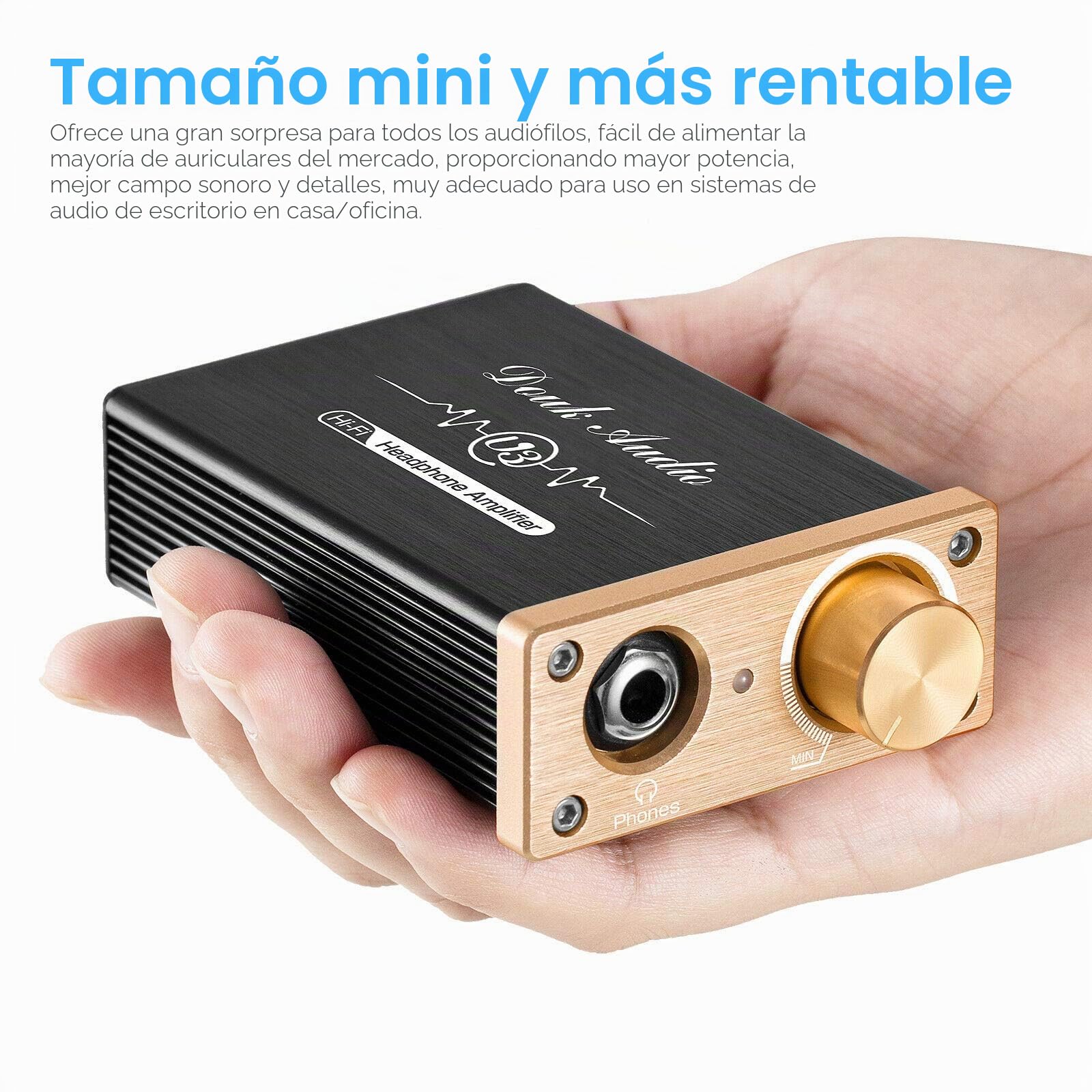 Douk Audio U3 Mini amplificador para auriculares estéreo Clase A
