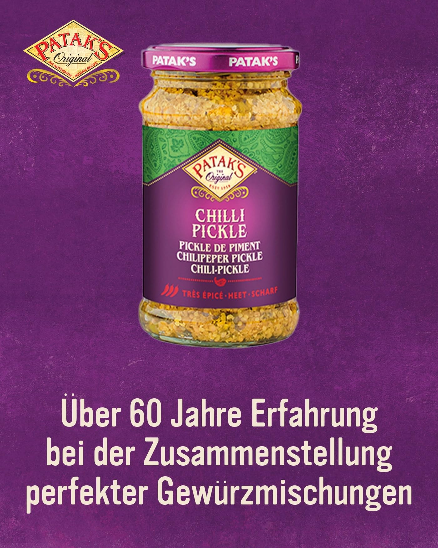 Patak's Chili Pickle, 6er Pack (6 x 283 g)