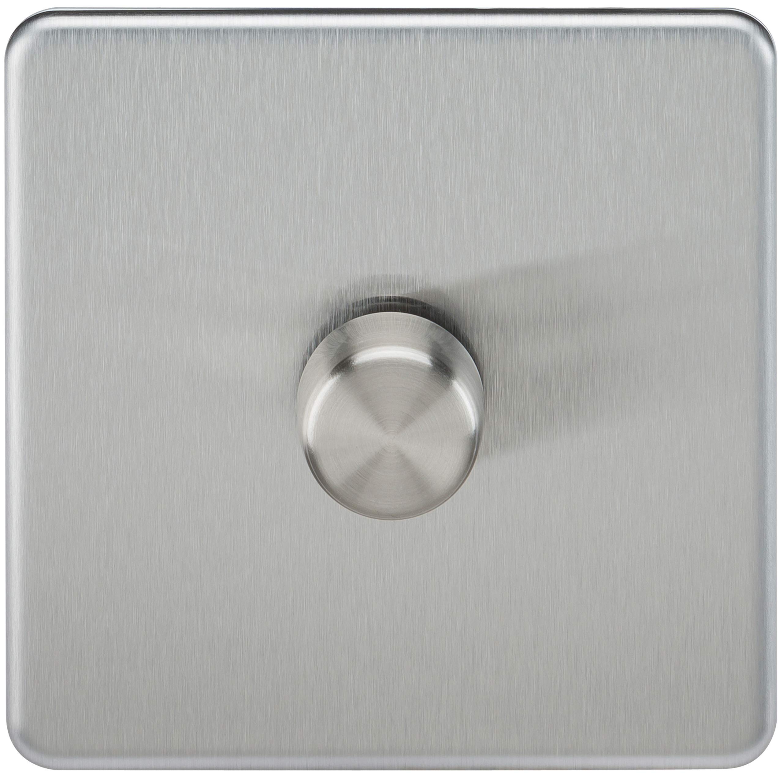 Knightsbridge SF2181BC 1G Dimmer, Brushed Chrome, 5.0 cm*87.5 cm*87.5 cm