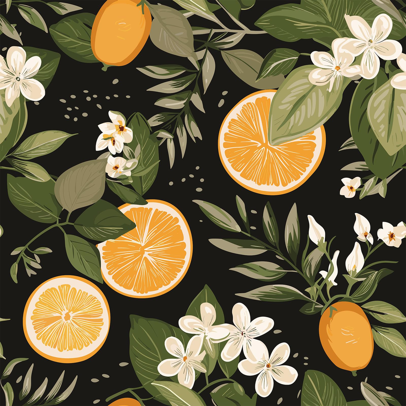 Papier peint citron noir VEELIKE 45x800 cm vinyle adhésif repositionnable pour cuisine