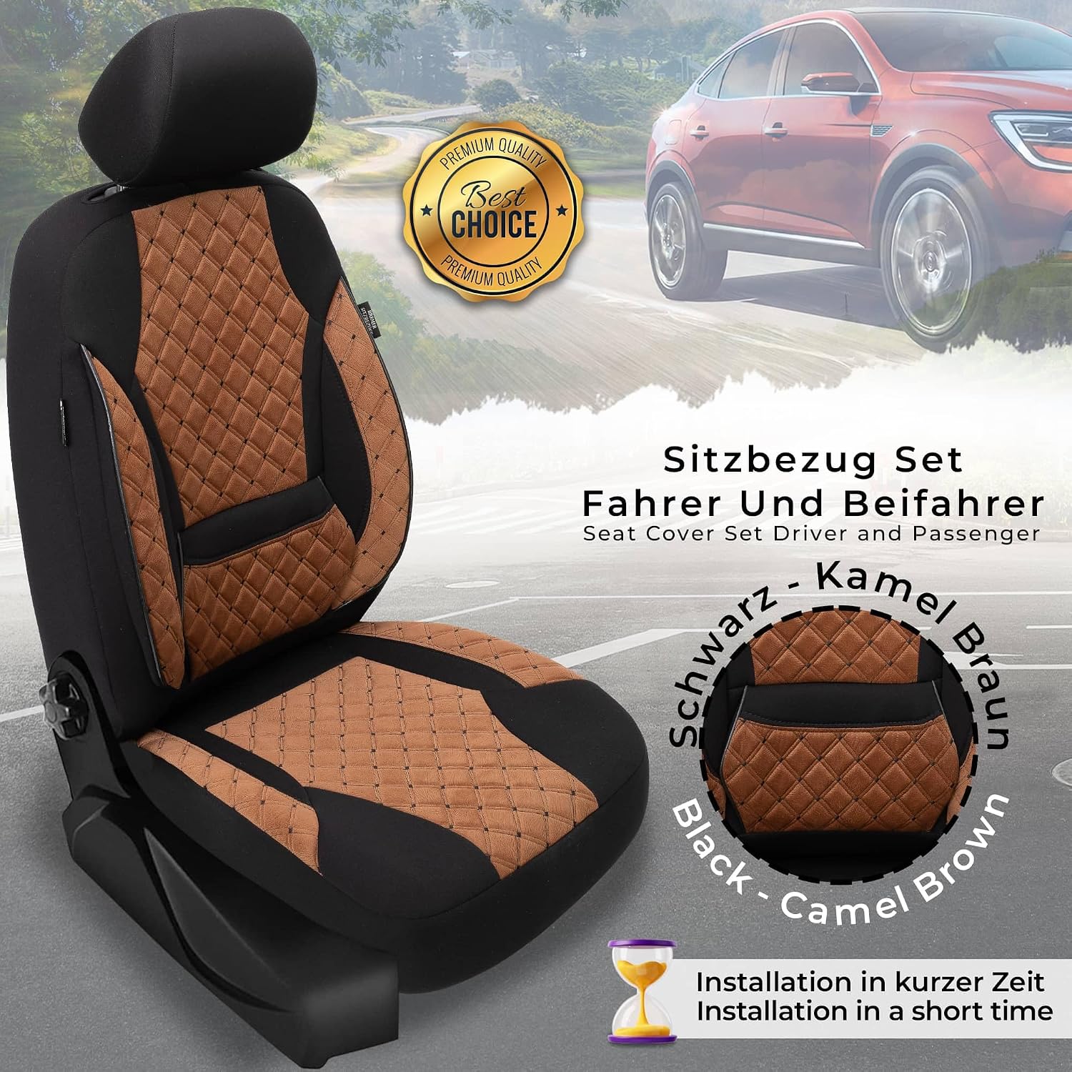 Bremer SITZBEZÜGE Custom Car Seat Covers for Honda Jazz 1 GD TK611