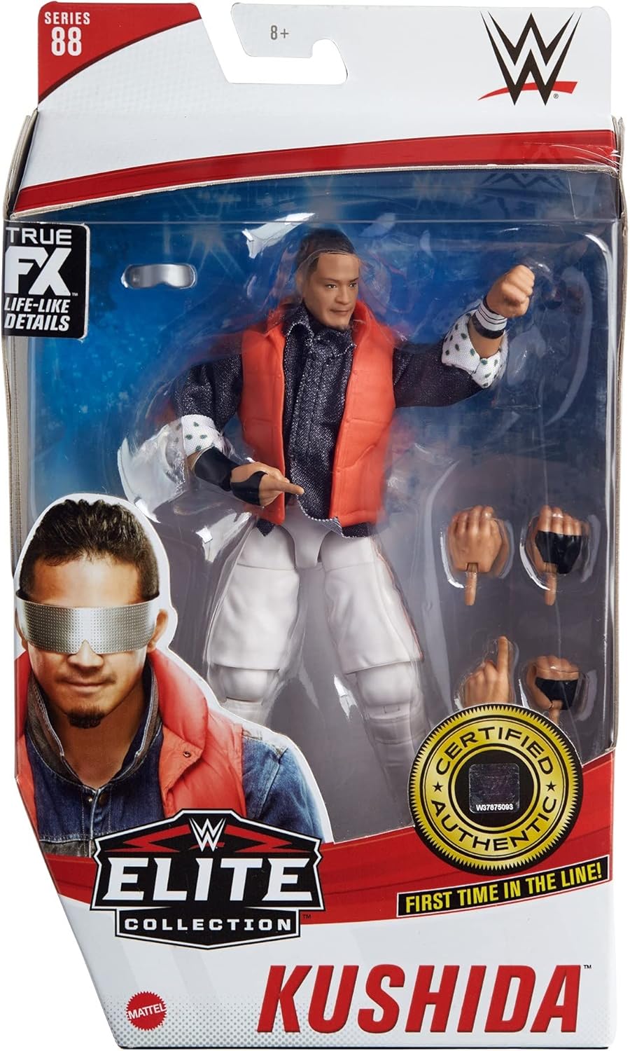 WWE Kushida Elite Collection Action Figure, 6-in Posable Collectible Gift for WWE Fans Ages 8 Years Old & Up​