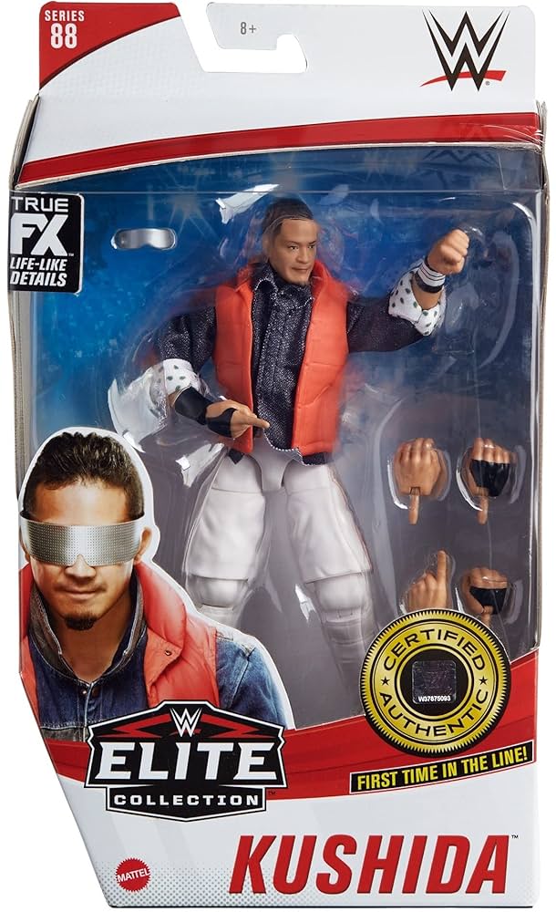 アメリカ　プロレス WWE Kushida Elite Amazon.com: WWE Kushida Elite Collection Action Figure, 6-in