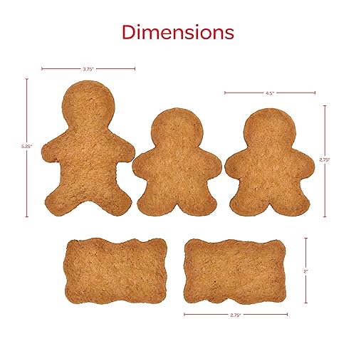 Miniatura 8 de Kit de decoración de galletas de jengibre para la familia, incluye galletas, bandeja, puntas de color, cristales para diversión navideña (juego de