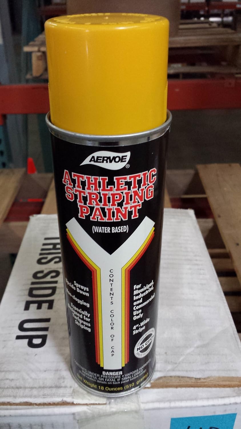 Aervoe Athletic White Striping Paint Spray