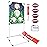 GoSports Red Zone Challenge Football Toss Game - Includes Target, 4 Footballs, Scoreboard and Case