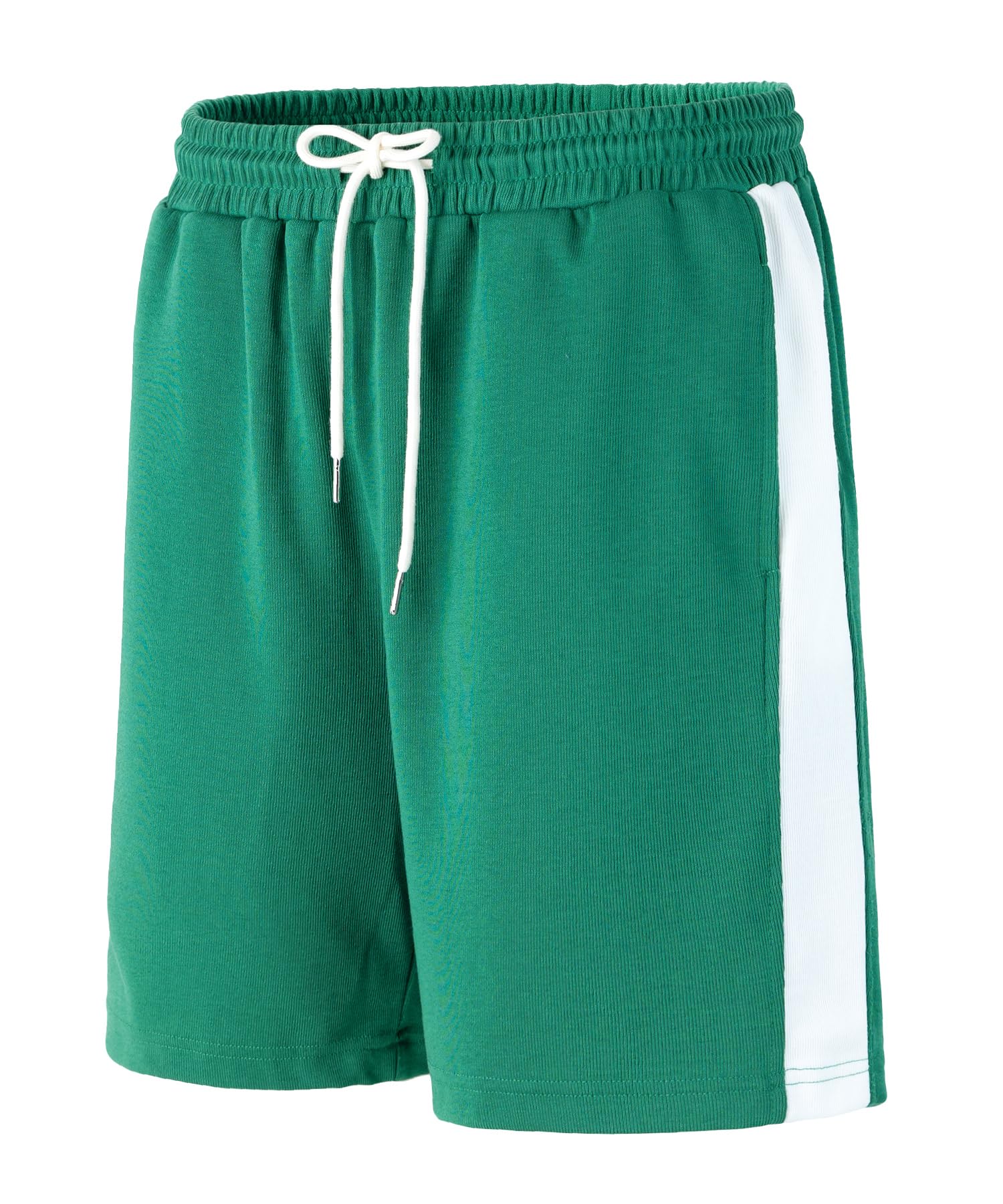 Harbrosrce Pantalones Cortos Deportivos para Hombre Verano Algodón Bermuda Shorts Deporte con Bolsillos Cordón Elástico Pantalón para Entrenamiento Running Correr Fútbol