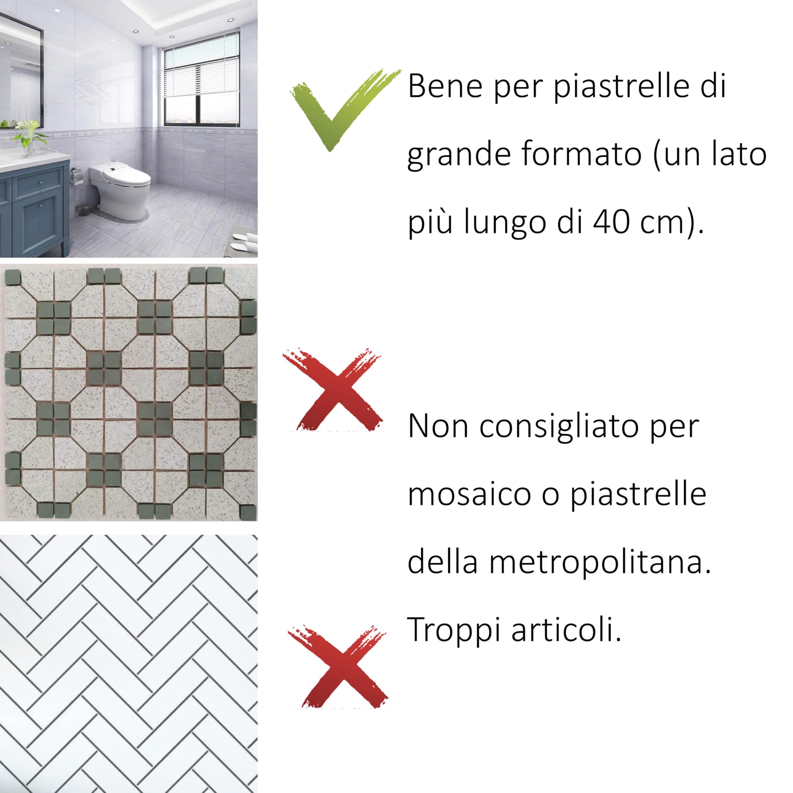 Malta epossidica per fughe per piastrelle e pietra, impermeabile, resistente alle macchie, alla muffa, alle crepe e agli agenti chimici, per pavimento e parete, pronta all'uso, facile da applicare e