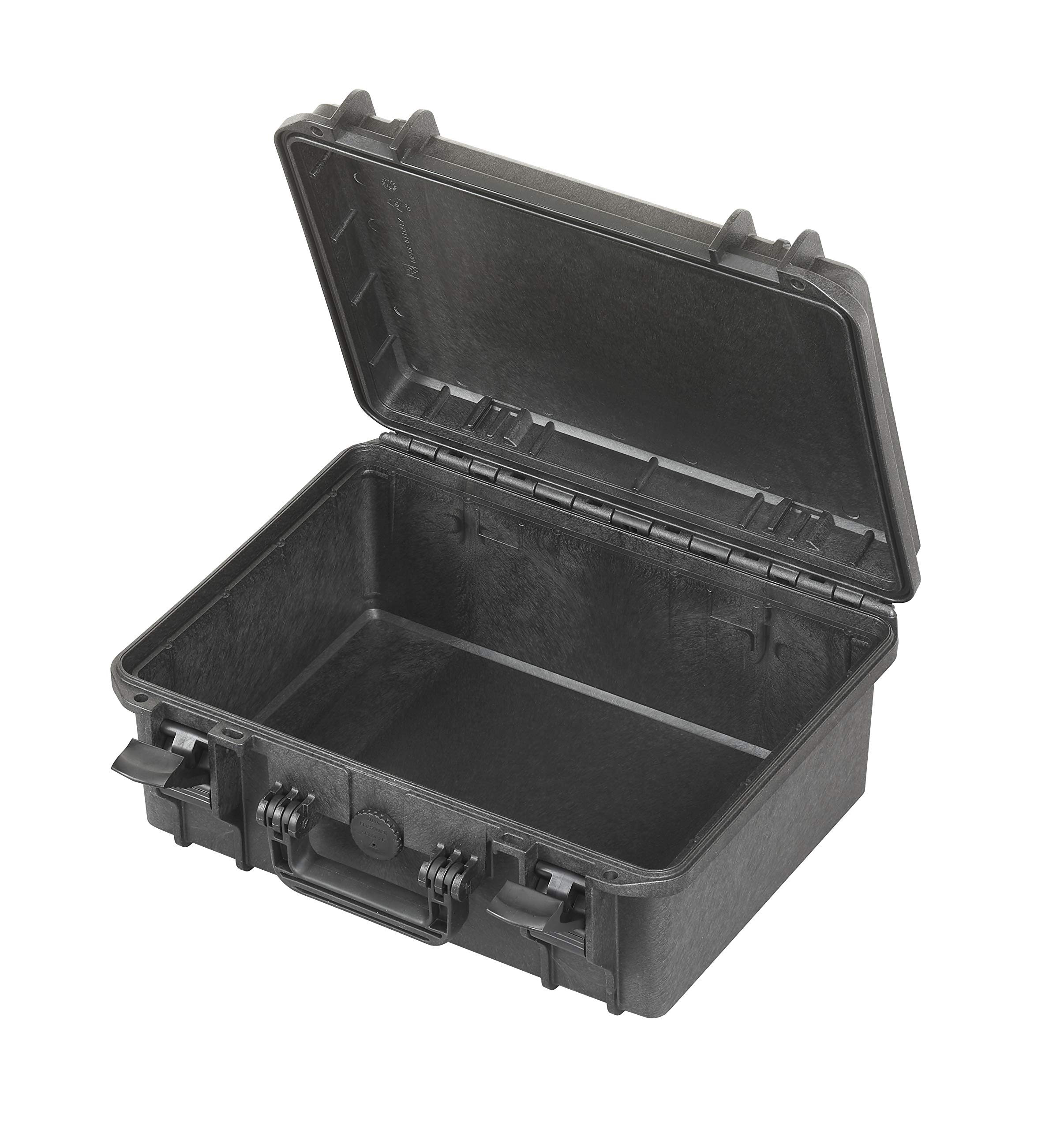 MAX Cases - MAX380H160.079 Negro - Maleta hermética vacía - Dimensiones internas 380 x 270 x 160 mm