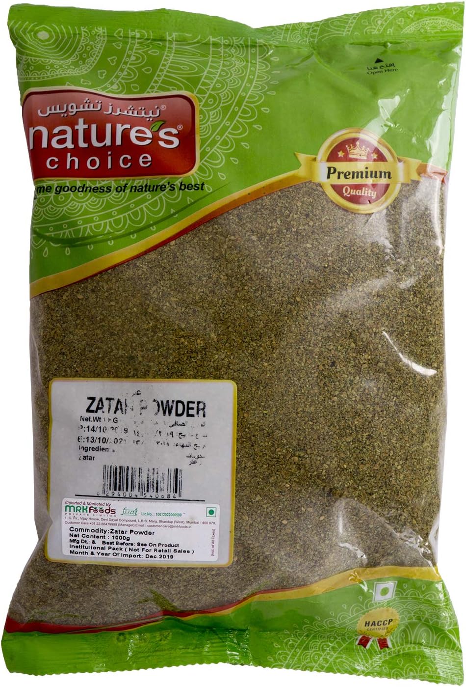 Nature's Choice Zatar Powder, 1 Kilograms, Basil