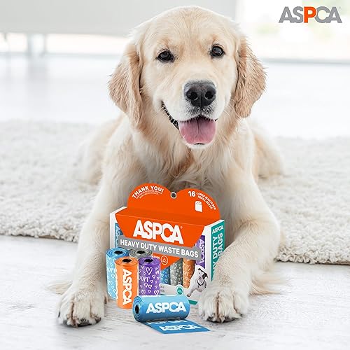 Miniatura 6 de ASPCA Bolsas para excrementos de perro 240 bolsas de 16 rollos aroma de montaña estampado de corazones estampado de corazón AS1000