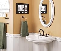 Vista 2 de Moen T6125 Kingsley llave para baño de arco alto y dos mangos, T6125WR