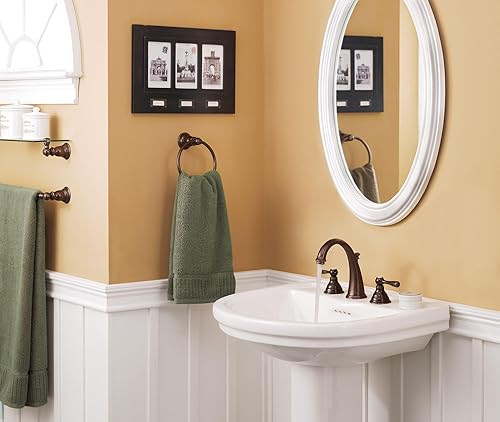 Miniatura 2 de Moen T6125 Kingsley llave para baño de arco alto y dos mangos, T6125WR