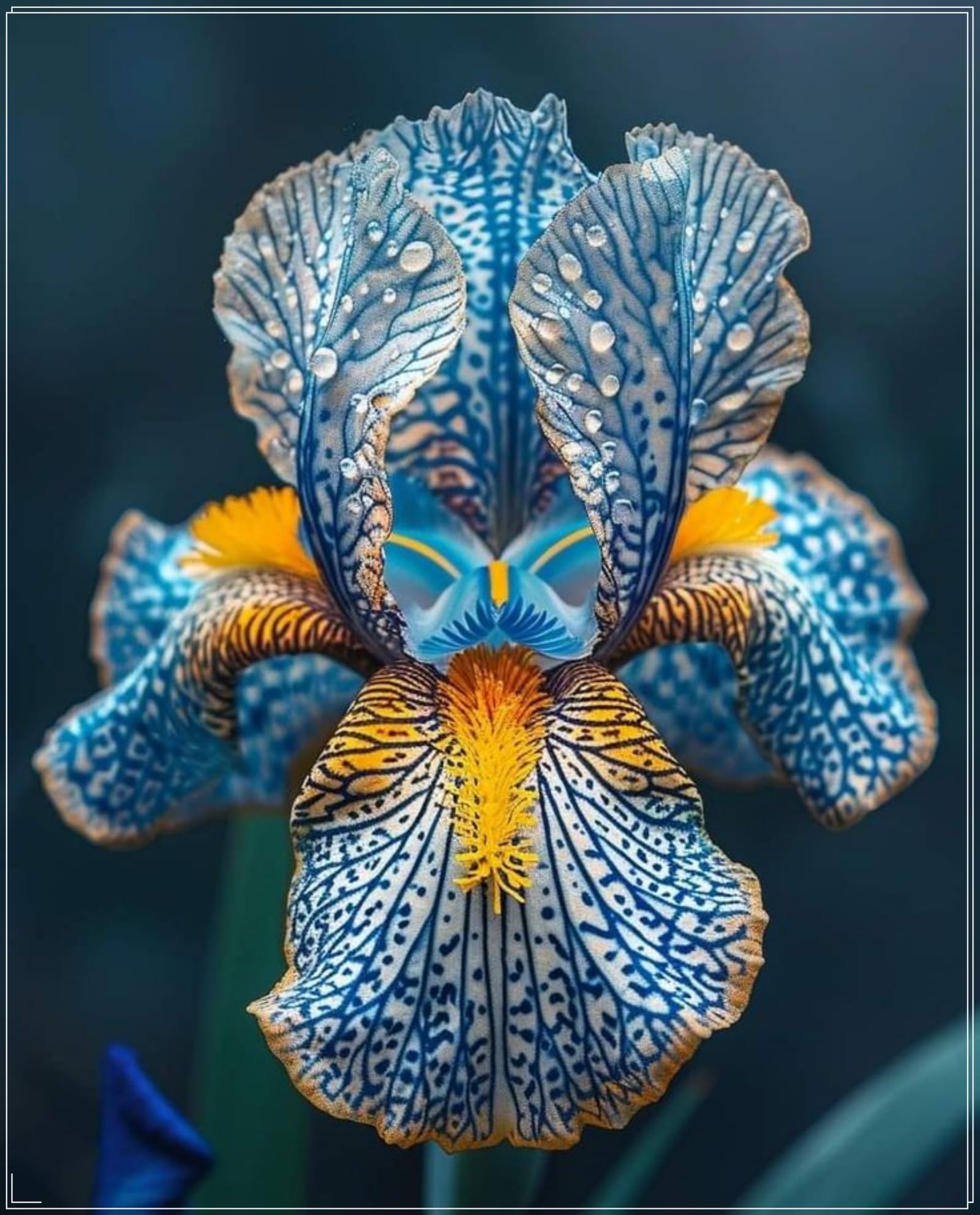 Iris Plants Perennial, Rare and Beautiful Iris Bulbs in Bulk,Planting for Stunning Garden Displays-6bulbs-B