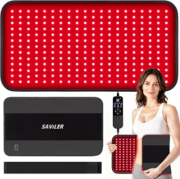 24 x 13.8 Red Light Therapy Mat, Large 260 LEDs 660nm 850nm