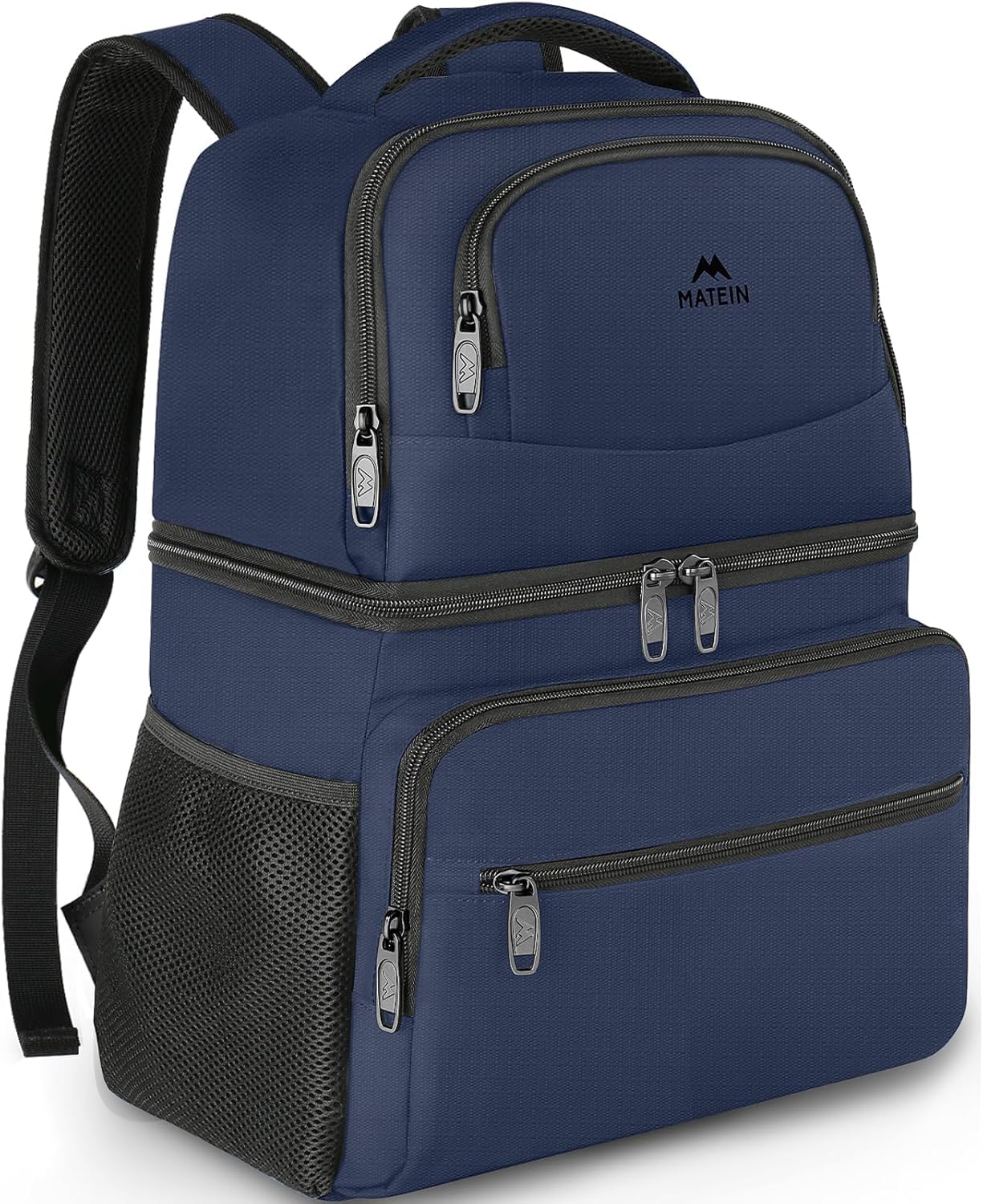 MATEIN Kühlrucksack 30L, 40 Dosen Kühlrucksack groß, Kühltasche Rucksack Thermo für Herren Damen, Doppelte Schicht Auslaufsicher Kühl Rucksack, Cooler Backpack für Picknick, Strand, Camping