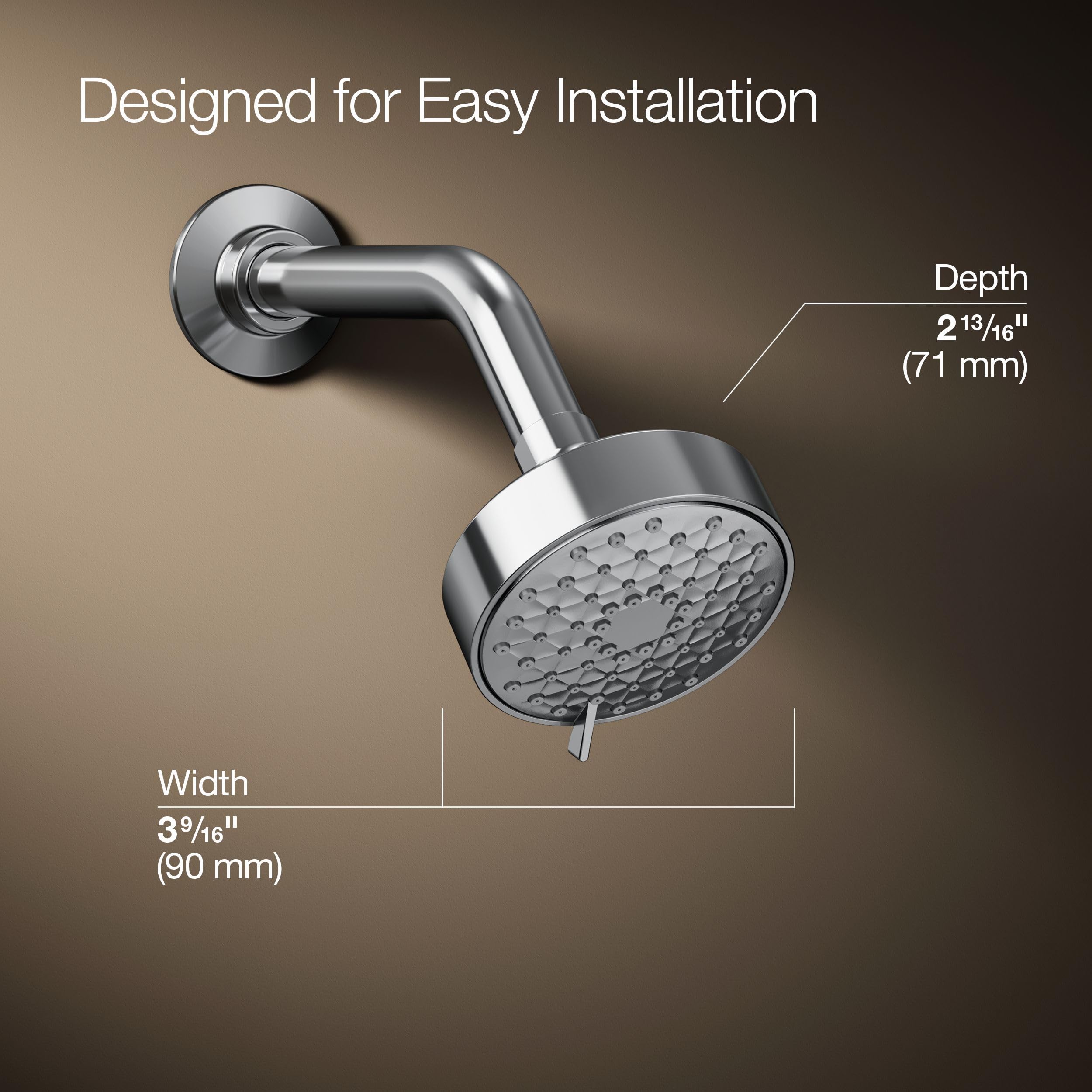 Kohler 72418-H-CP Awaken - Alcachofa de ducha, cromo pulido