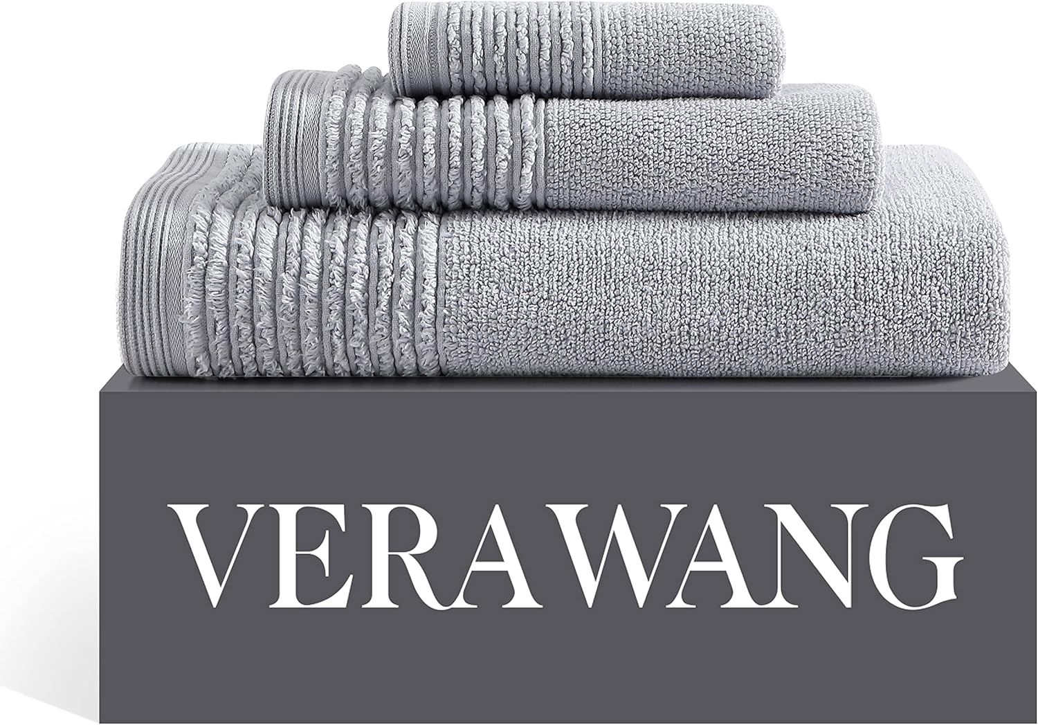 Vera Wang Bath Towels Set Luxury Cotton Bathroom Decor
