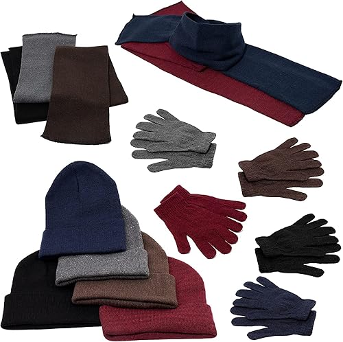 Miniatura 4 de Caja a granel de 12 mochilas y 12 juegos de artículos de invierno y 12 kits de aseo y 12 calcetines - Paquete de cuidado al por mayor - Emergencias,