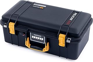 Pelican Black & Yellow 1506 air case with Foam.