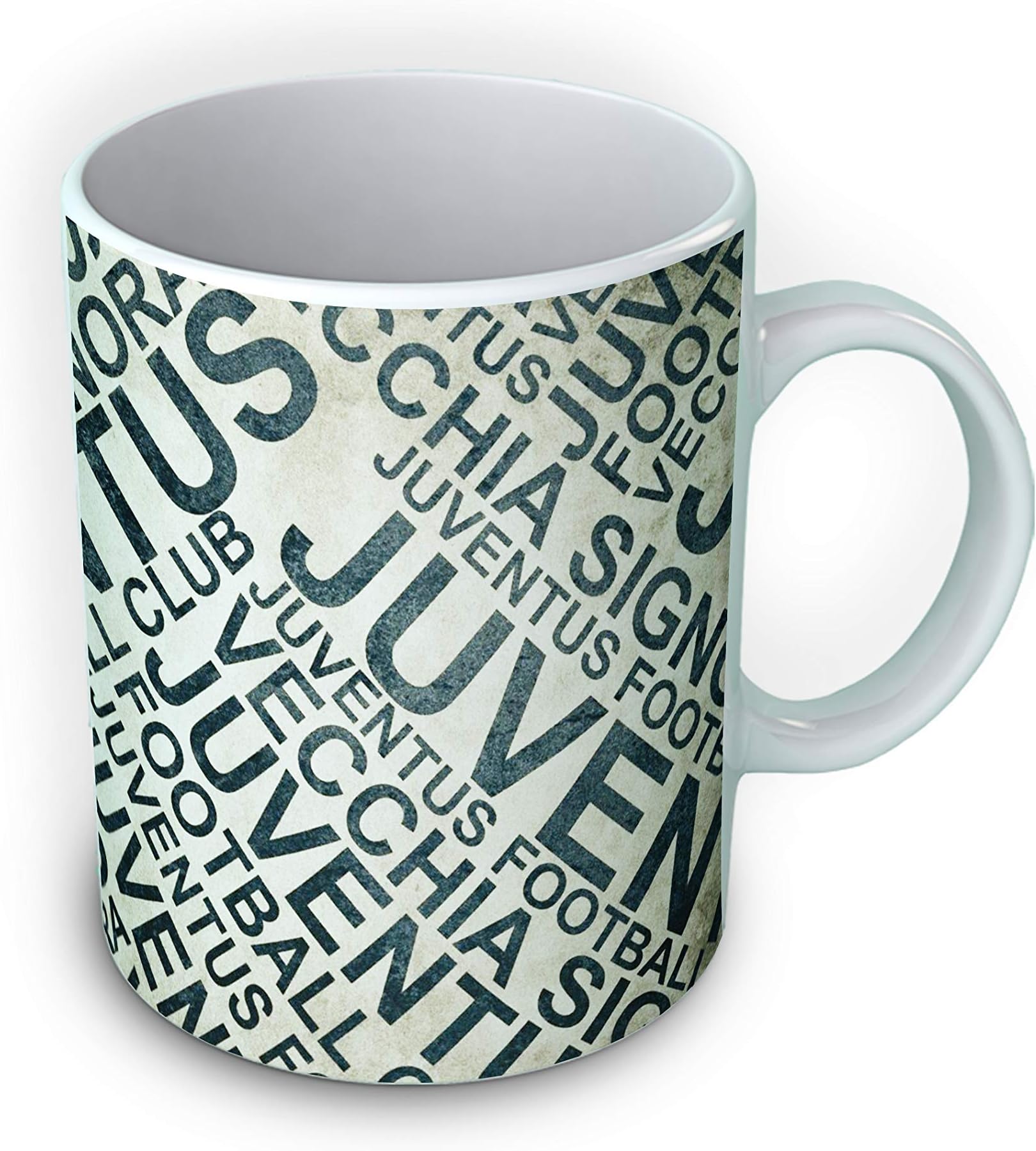 Tee Mafia Cristiano Ronaldo Juventus White Mug with Cool Print| 11Oz White Coffee Mug with Print | Coffee & TeaMug| Ronaldo Mug|Football Mug|16