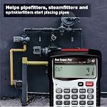 Calculatrice mathématique avancée Calculated Industries 4095 Pipe Trades Pro, blanche