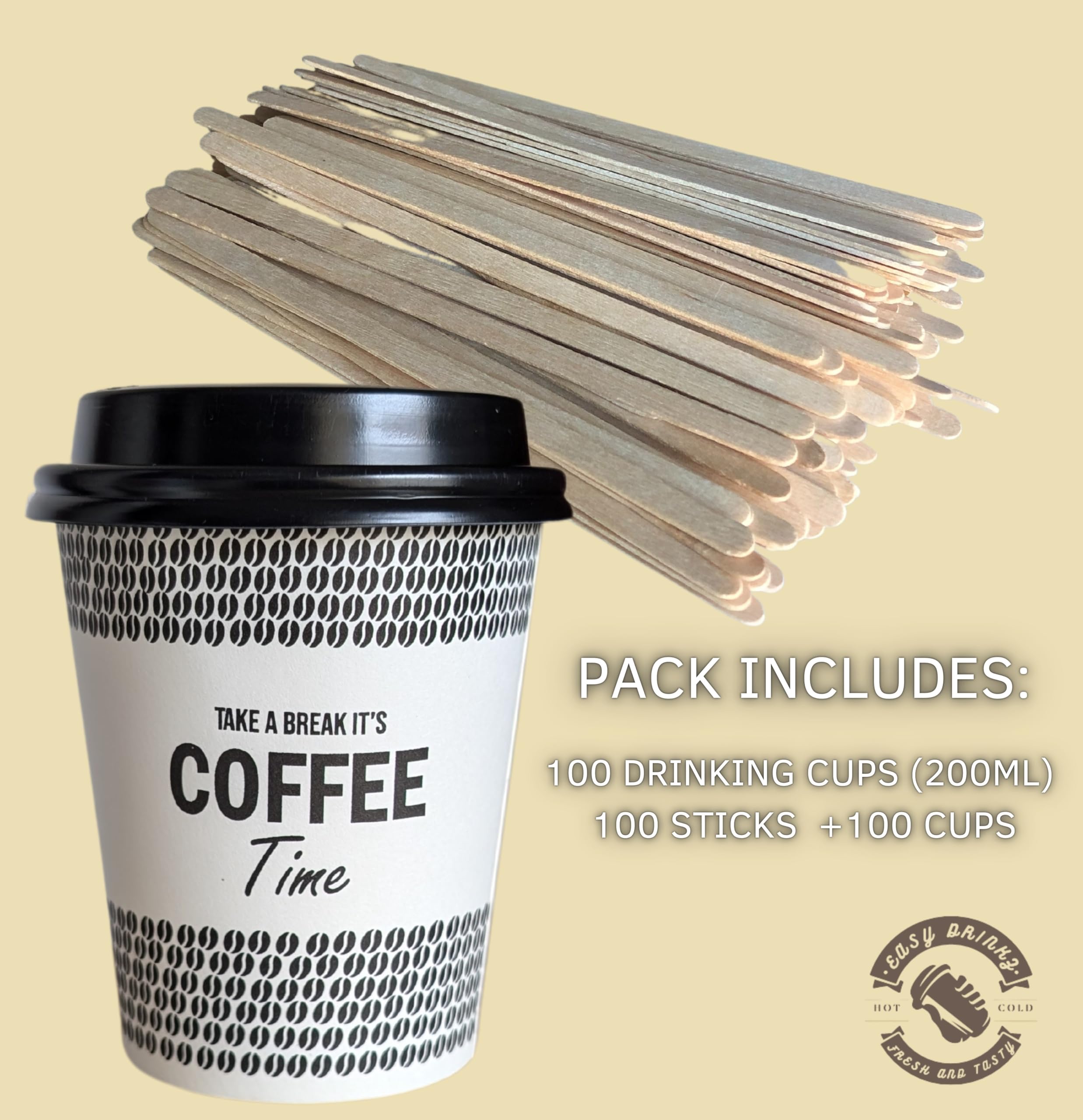 100 Pièces Gobelet En Papier Gobelets En Papier Jetables Gobelets D'Eau