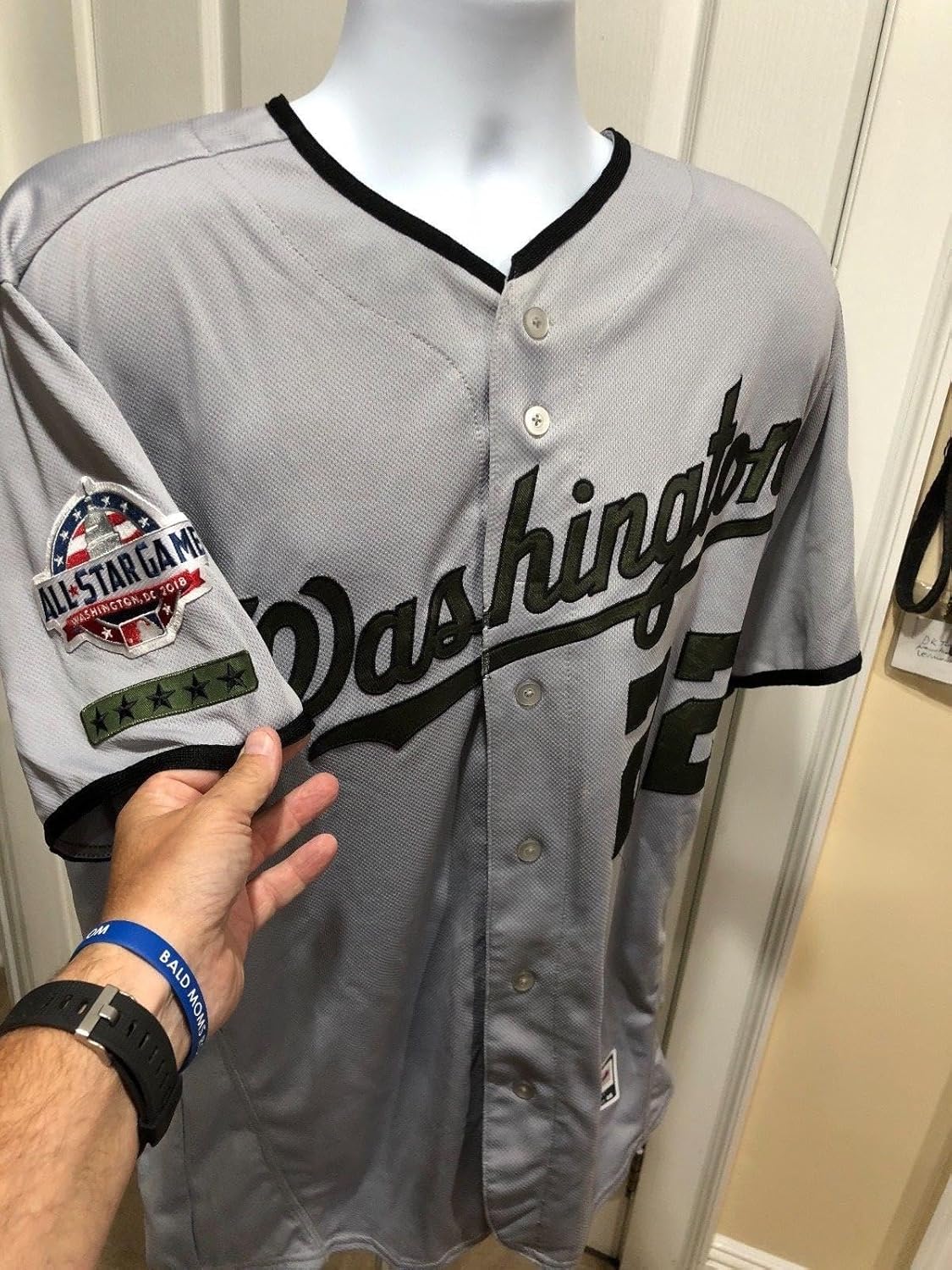 Juan Soto Game Used Jersey Signed Inscribed Rookie Yr 2018 Mlb Holo 1/1 Rarist - MLB Autographed Game Used Jerseys