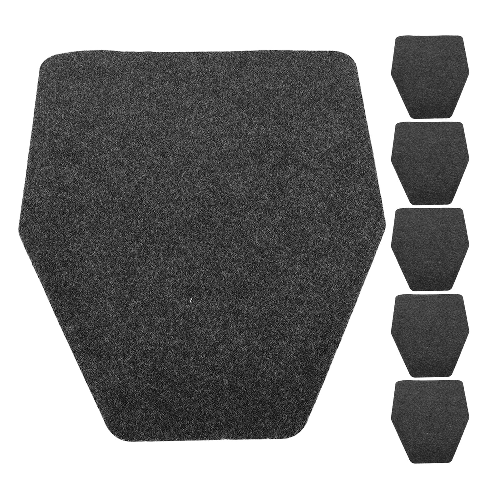 Urinal-Fußmatten für Herren, rutschfest, geruchsresistent, waschbar, Polyester, für Zuhause, verbesserte Hygiene, 6 Stück