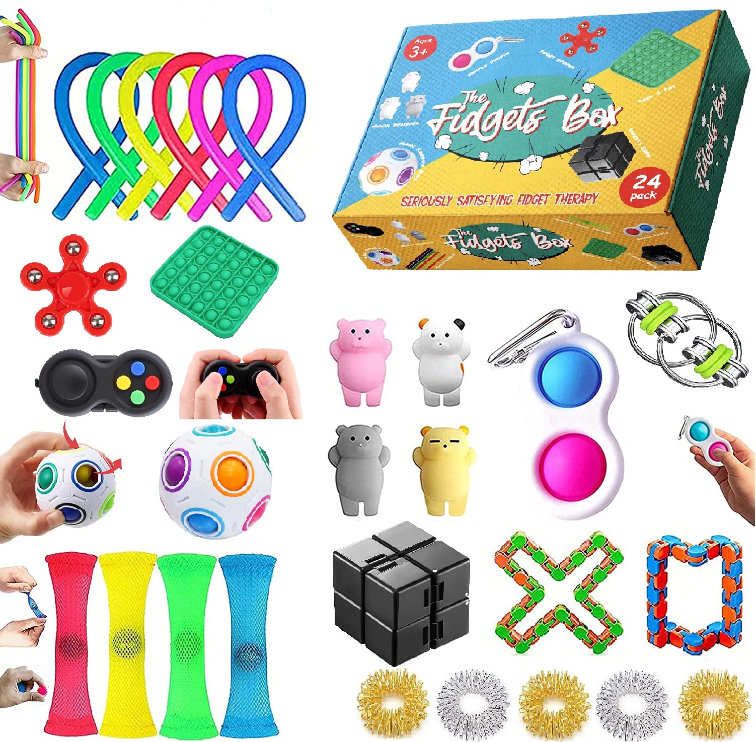 The Fidgets Box Gift Fidgets It Fidget Toys Its Simple Dimple Fi0getget