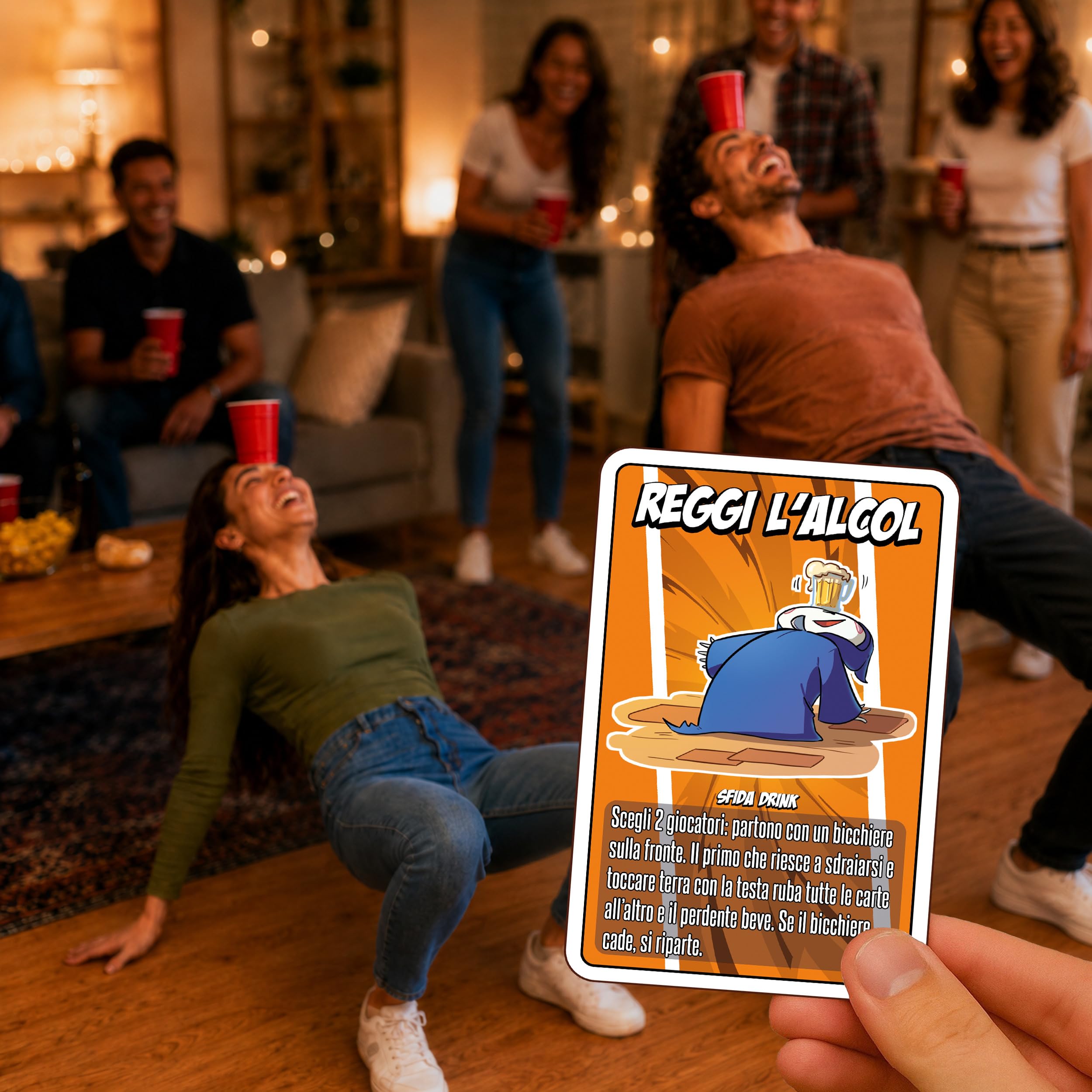 Wacky Party Pack – Gioco Base Wacky + Espansione Alcolica Wacky Drink | Drinking Game e Party Game di Carte | Gioco da Tavolo per Feste, Serate e Amici | età 18+, 4-10 Giocatori | in Italiano