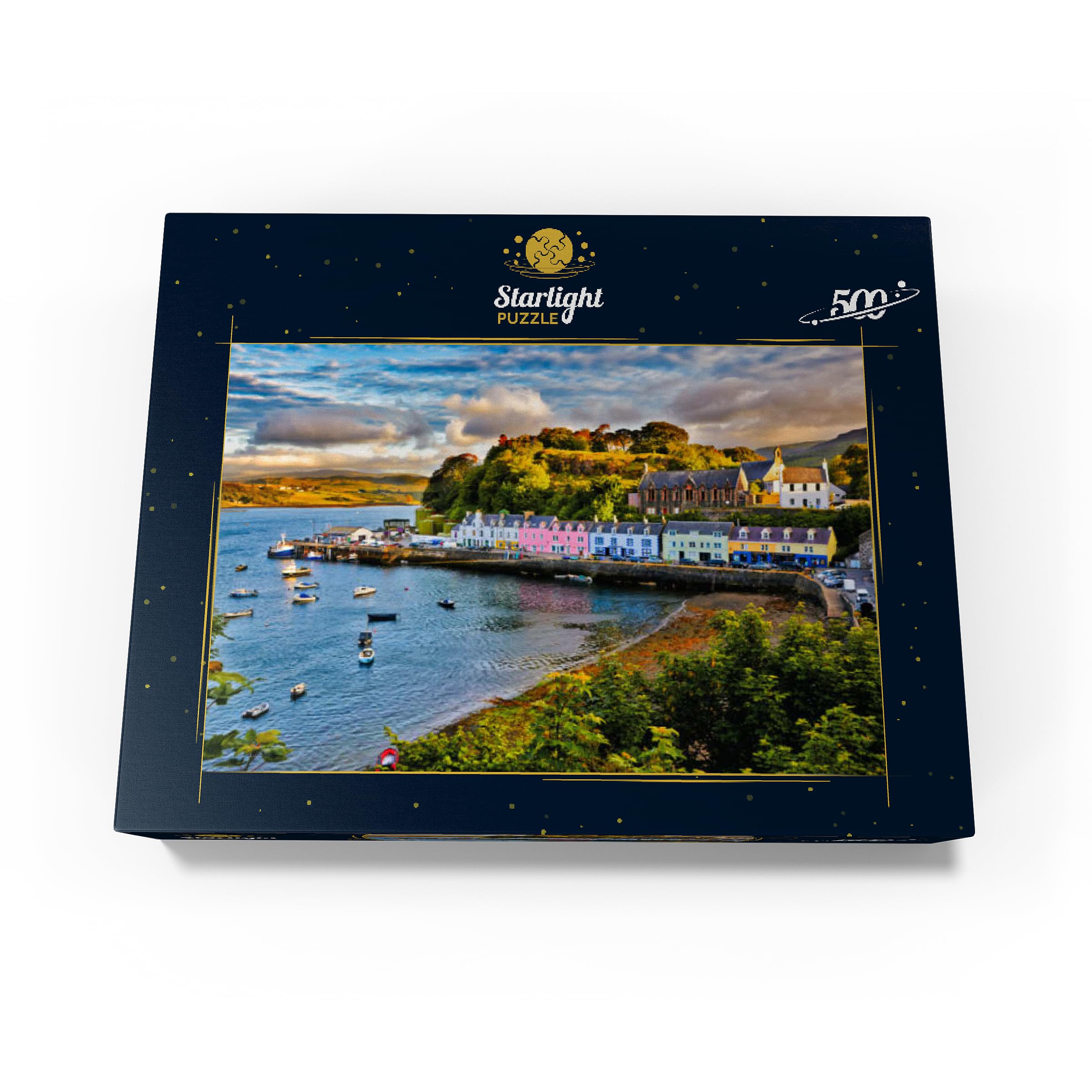 Edinburgh Castle From Carlton Hill 500 Piece Jigsaw Puzzle - Premium Quality, Made In USA - View #2