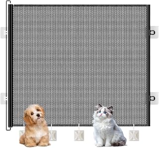 Gate for Cats Safety Barrier Childproofing Supplies | Cat Gate Indoor Stairway Retractable Walker Kitten Bunny Infant Kids Hallway Cellar Pantry Bedroom Living Room Apartment