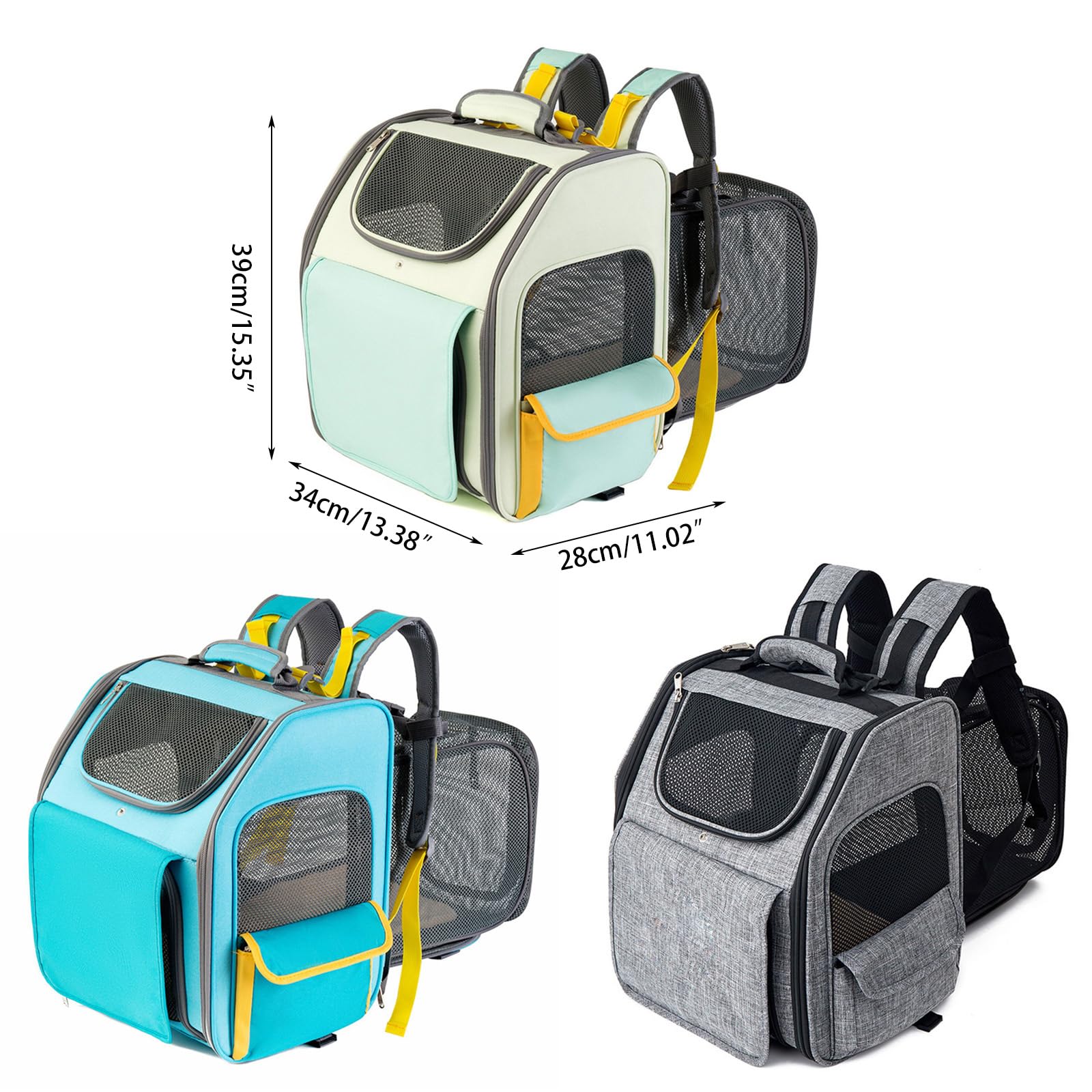 Gatti Outdoor Carriers Bag Estensibile Comodo Gatti Zaino Da Viaggio Borsa di Panno per Gatti Cani Trasportatori Pet Zaino