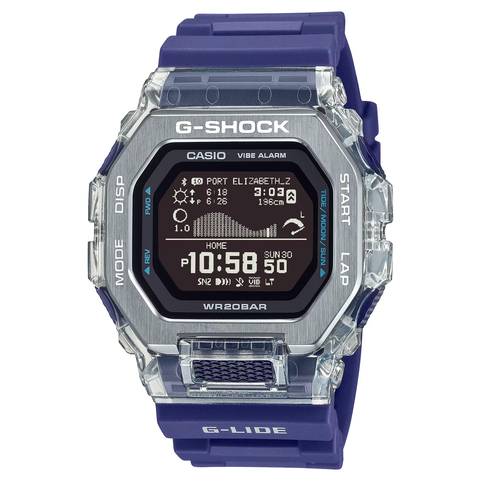 Watch G Lide Gbx Casiog Shock G Lide Gbx 100 Series Digital Blue
