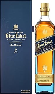 Johnnie Walker Blue Label | Blended Scotch Whisky | 40% Vol | 70cl | Great In A Whisky Gift Set And Drinks Connoisseurs | Exquisite Scottish Whisky | With Gift Box