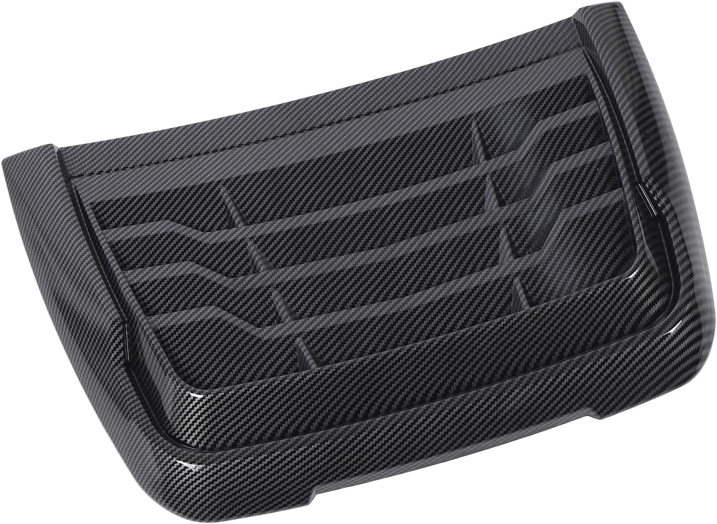 Tbest Hood Air Vent Scoop Cover Efficient Heat Dissipation Sporty Look for XLT XLS XL 2015-2022 (Carbon Fiber Look)