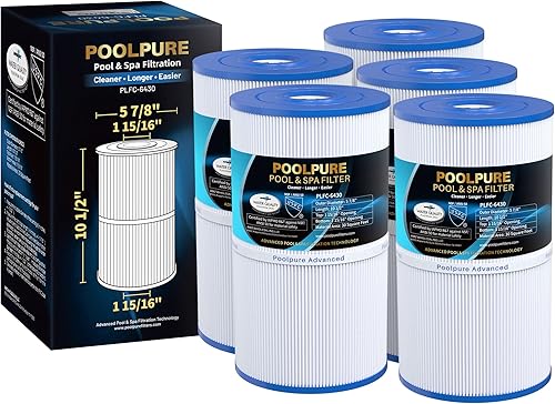 POOLPURE Filtro de spa C-6430 reemplaza a Watkins 31489, Pleatco PWK30, Filbur FC-3915, PN0969601, 71825, 73178, 73250, 30 pies cuadrados de filtro