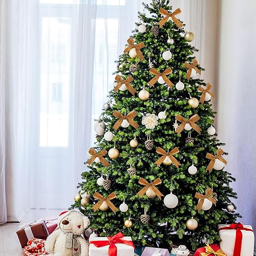 Miniatura 247 de Chuangdi 3/8 pulgadas, 60 yardas, cinta de terciopelo azul verde azulado de Navidad, cintas anchas de terciopelo vintage para adornos de árbol