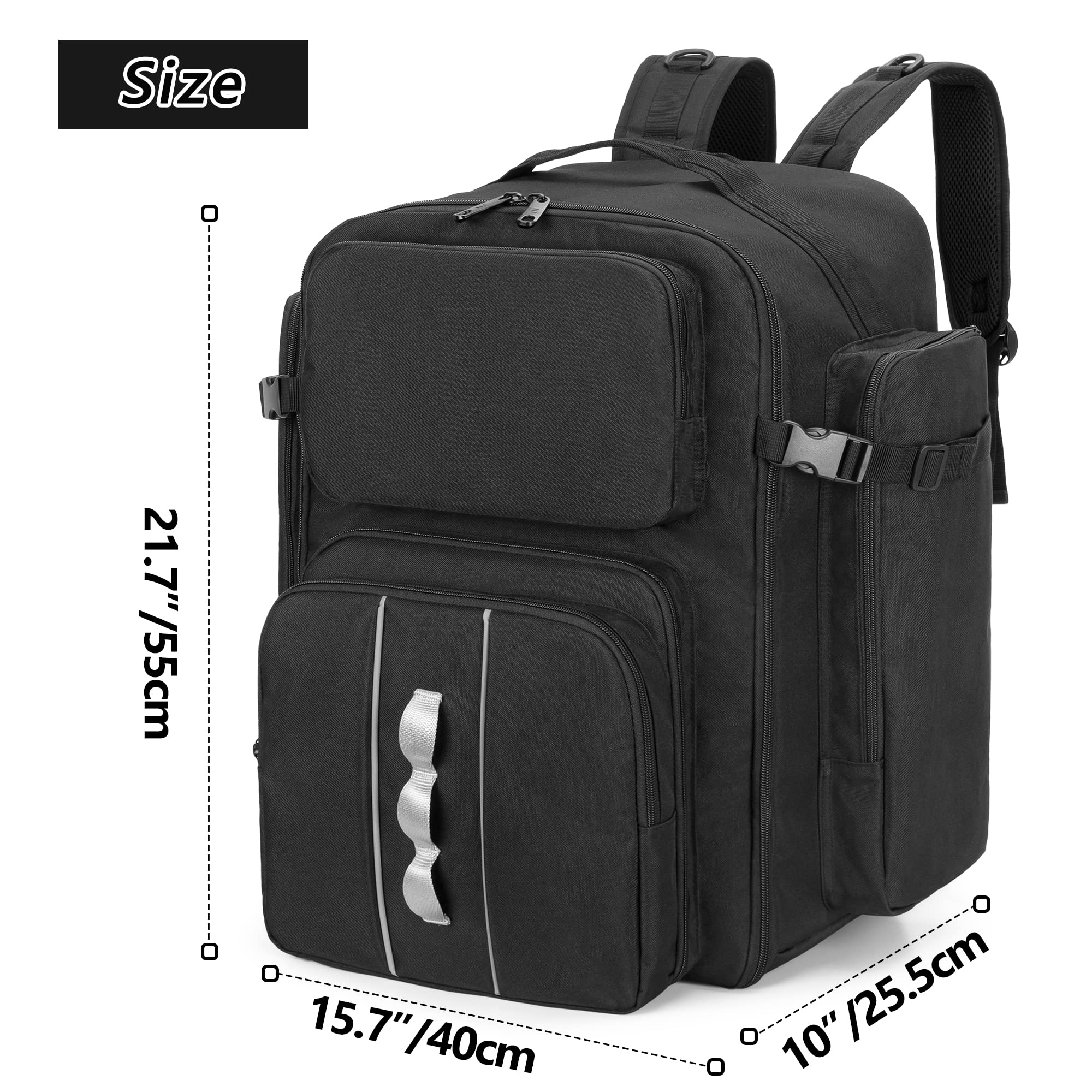 GOBUROS Mochila RC para coche 1/10, bolsa de almacenamiento RC con múltiples bolsillos para herramientas y otros accesorios, fácil de transportar con correa de hombro ajustable (diseño patentado)